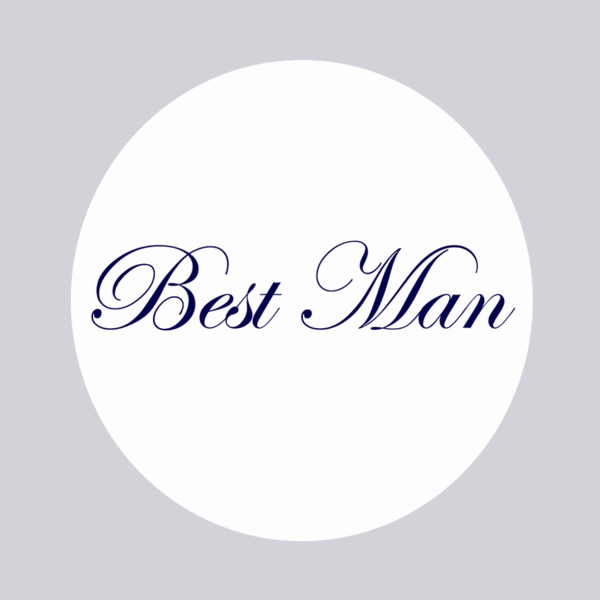 Button Best Man