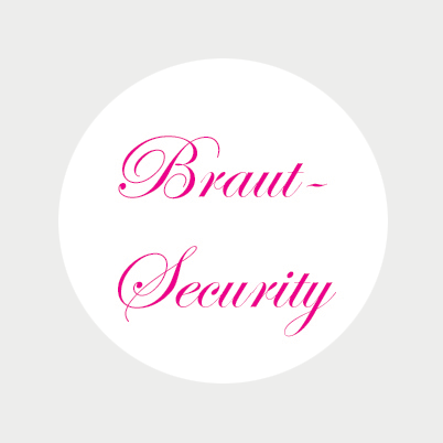 Taschenspiegel Braut-Security